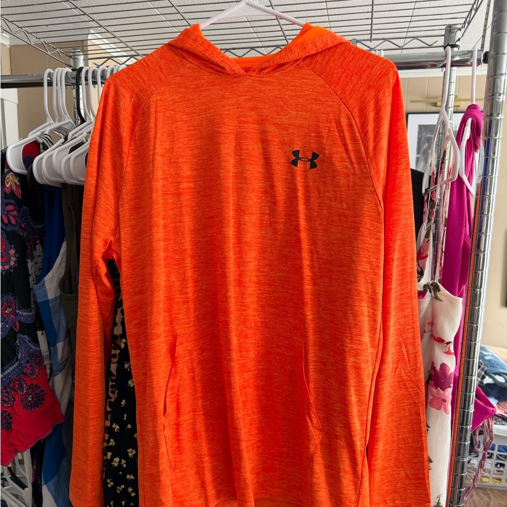 Under Armour Orange Hoodie shirt